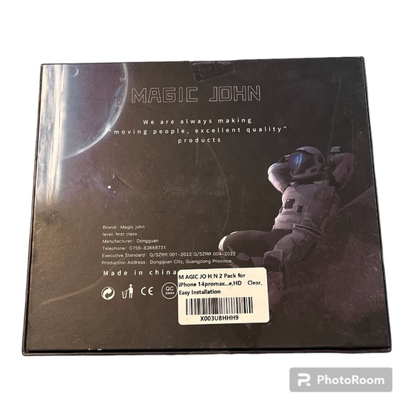 BRAND New Magic John - 2 pkTempured Glass Screen Protector - iPhone 14 Pro Max - Picture 2 of 3
